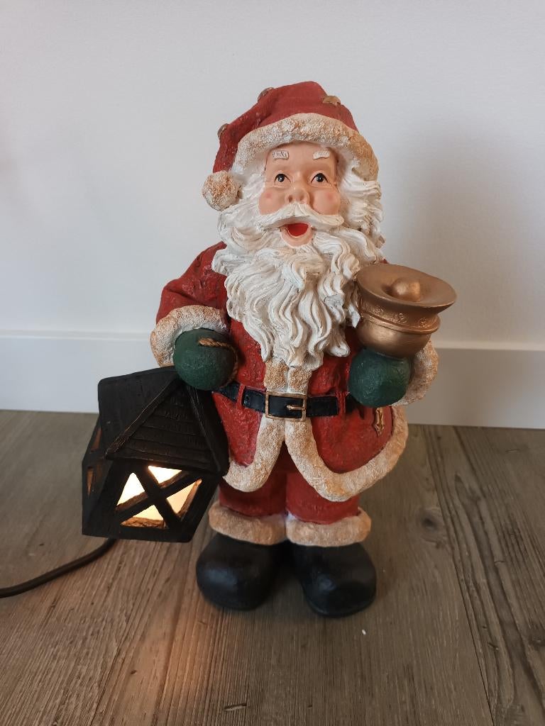 Massive kerstman kerst voor binnen en buiten 33 cm lichtjes, Diversen, Kerst, Ophalen of Verzenden, Zo goed als nieuw