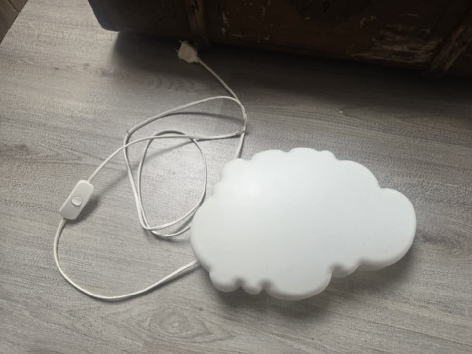 wolken lampje, Ophalen of Verzenden, Zo goed als nieuw