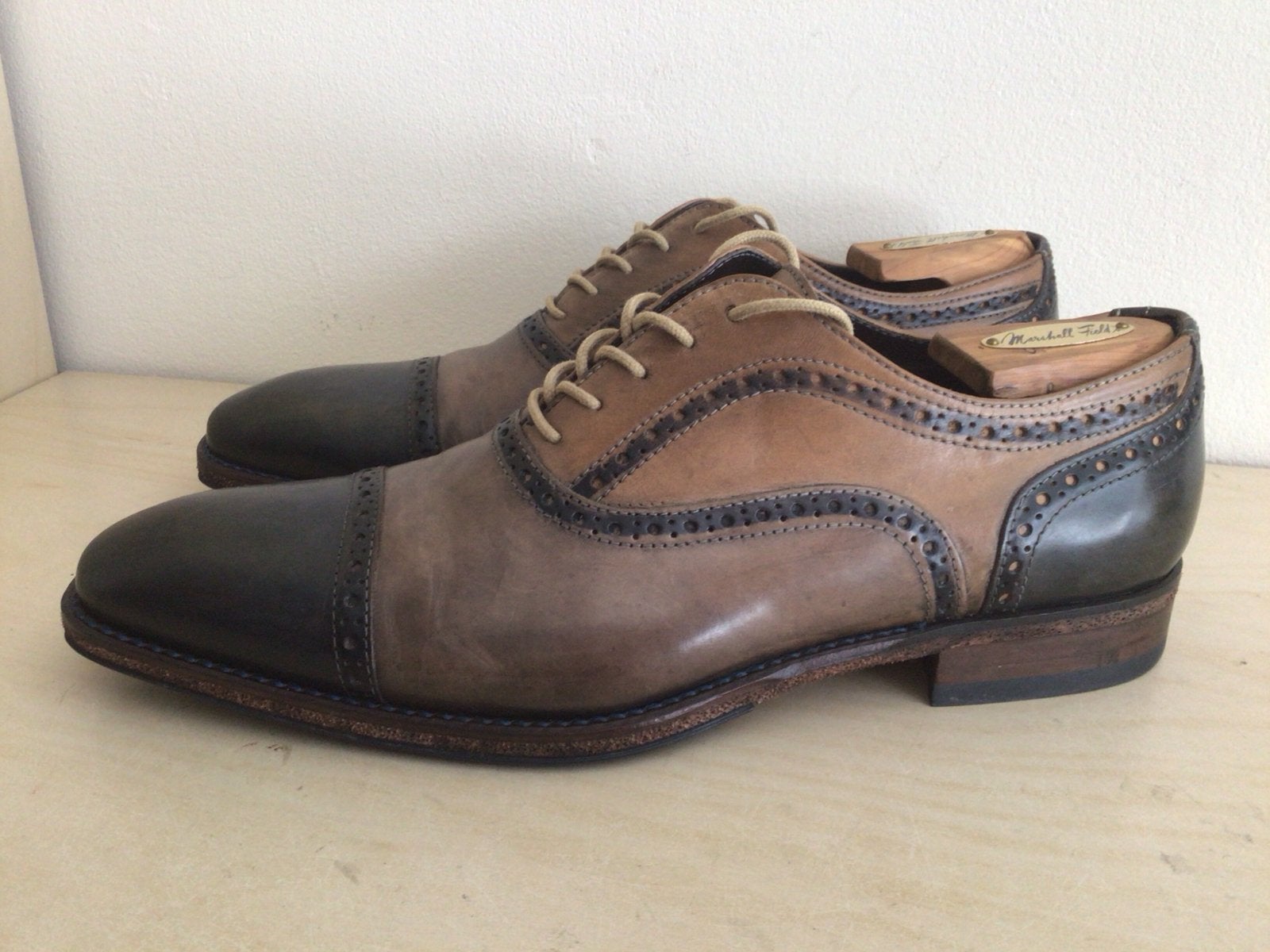 Giorgio herenschoenen, maat 42. Z.g.a.n., Bruin, Ophalen of Verzenden, Zo goed als nieuw, Veterschoenen
