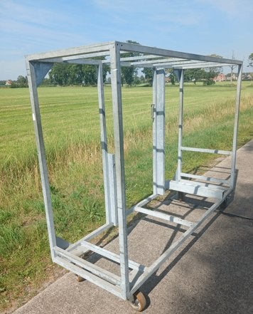 Verrijdbare verzinkte stalen transportkar, 100 liter of meer, Ophalen, Transportkar