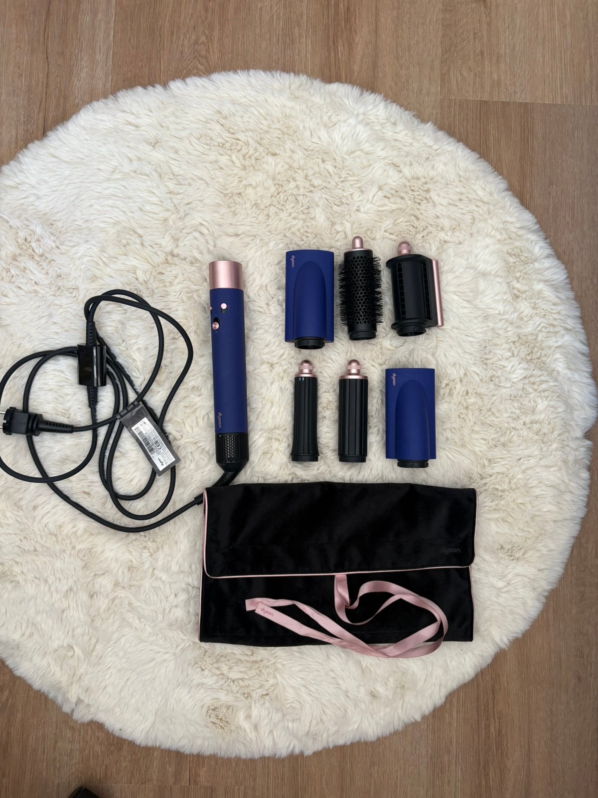 Dyson AirWrap complete multistyler - Vinca Blue / Rosé, Ophalen of Verzenden, Zo goed als nieuw, Haarverzorging
