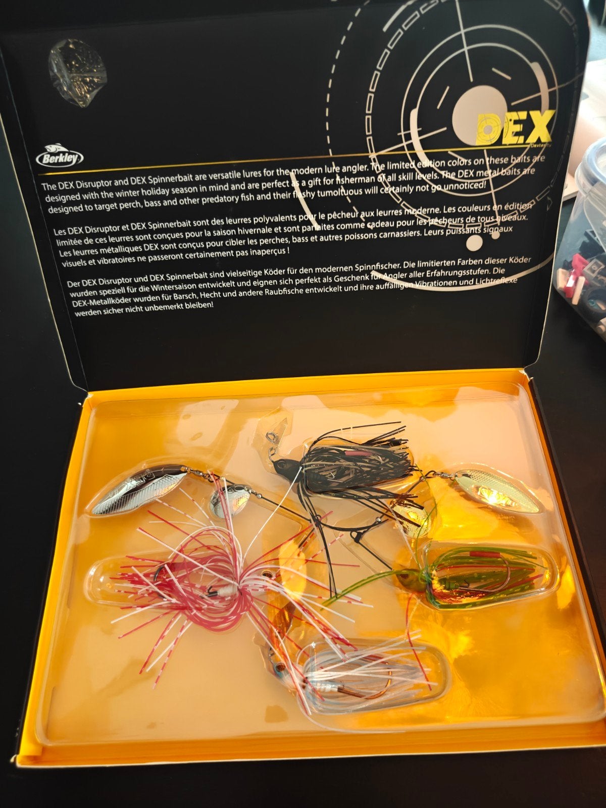 Berkley Dex 2 Spinnerbaits & 2 Chatterbaits Set, Ophalen of Verzenden, Nieuw, Kunstaas