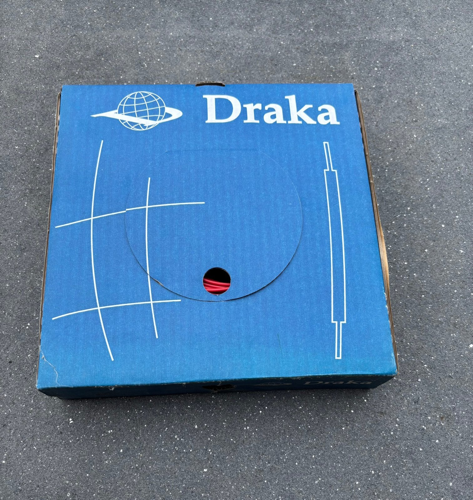 Draka Installatiedraad VD draad 1,5 mm² rood 100 meter, Ophalen of Verzenden, Nieuw, Draka, Kabel of Snoer