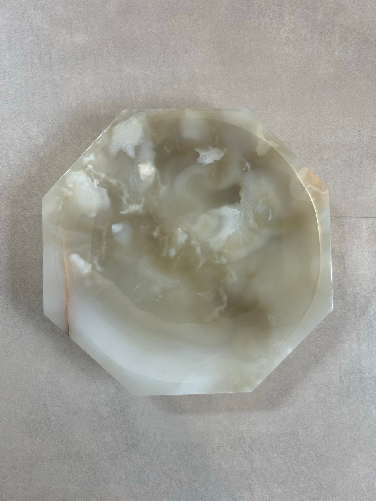 Onyx schaal - Decoratieve schaal - Sieraden schaal, Ophalen, Schaal, Zo goed als nieuw, Overige vormen