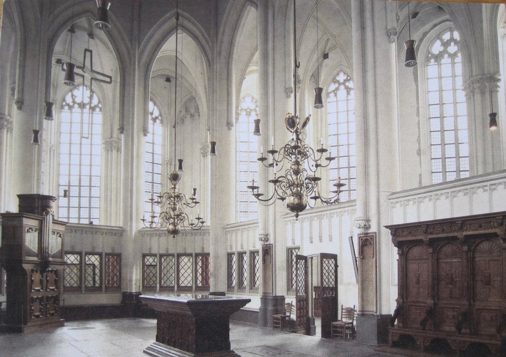 Interieur van de Grote of st. Stevenskerk in Nijmegen, Verzenden, 1980 tot heden, Ongelopen, Gelderland