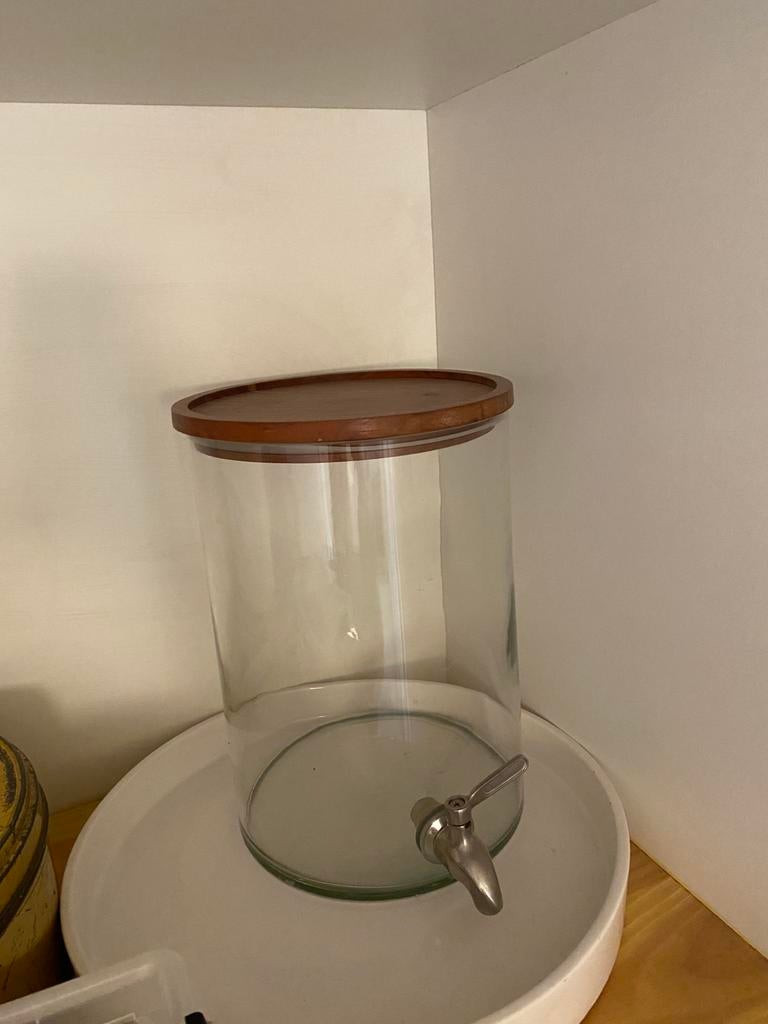 Drankdispenser 5 l glas Zara Home, Huis en Inrichting, Keuken | Servies, Ophalen, Glas of Glazen, Overige stijlen, Glas