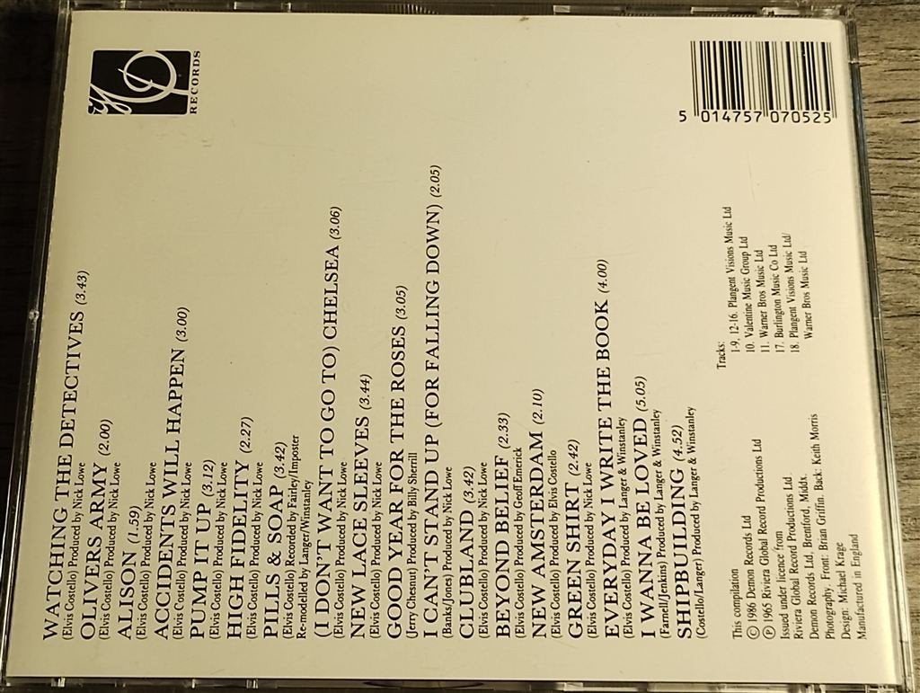 Elvis Costello ‎– The Man [The Best Of Elvis Costello], Ophalen of Verzenden, Zo goed als nieuw, New wave