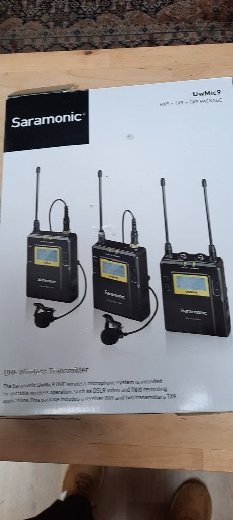 SARAMONIC UWMIC9 DRAADLOZE MIC KIT (NERGENS GOEDKOPER), Verzenden, Zo goed als nieuw, Overige typen