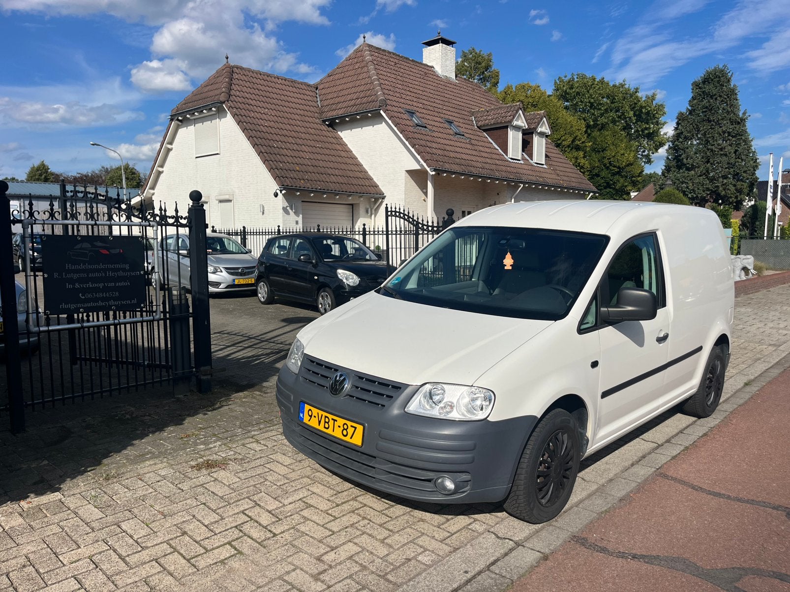Volkswagen Caddy 2.0 SDI 51KW Bestel Baseline 2009, Auto's, Voorwielaandrijving, 4 cilinders, Volkswagen, Zwart