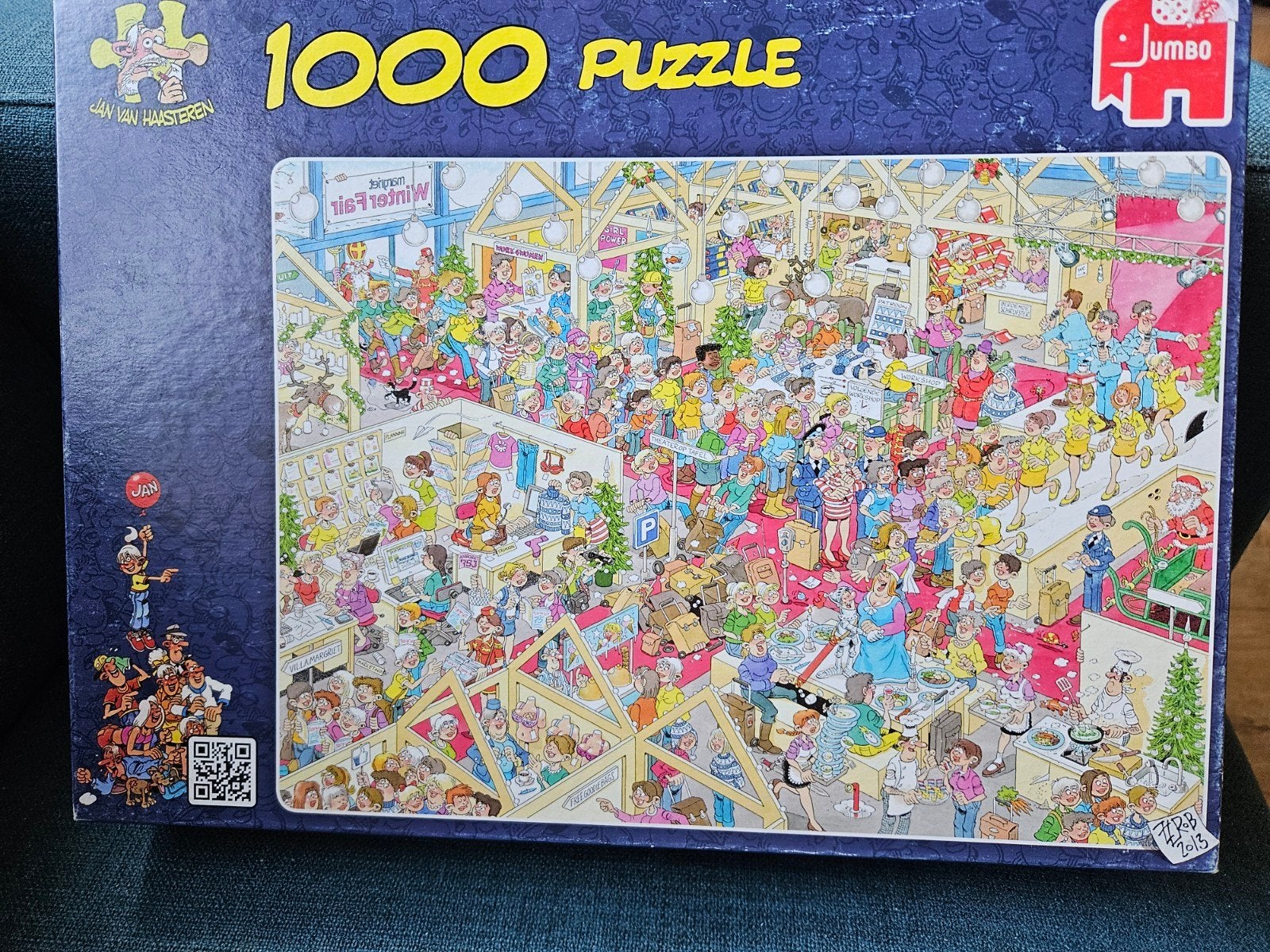 Jan van Haasteren Winter Fair 1000 stukjes puzzel, Ophalen of Verzenden, Meer dan 50 stukjes, Gebruikt, 6 jaar of ouder