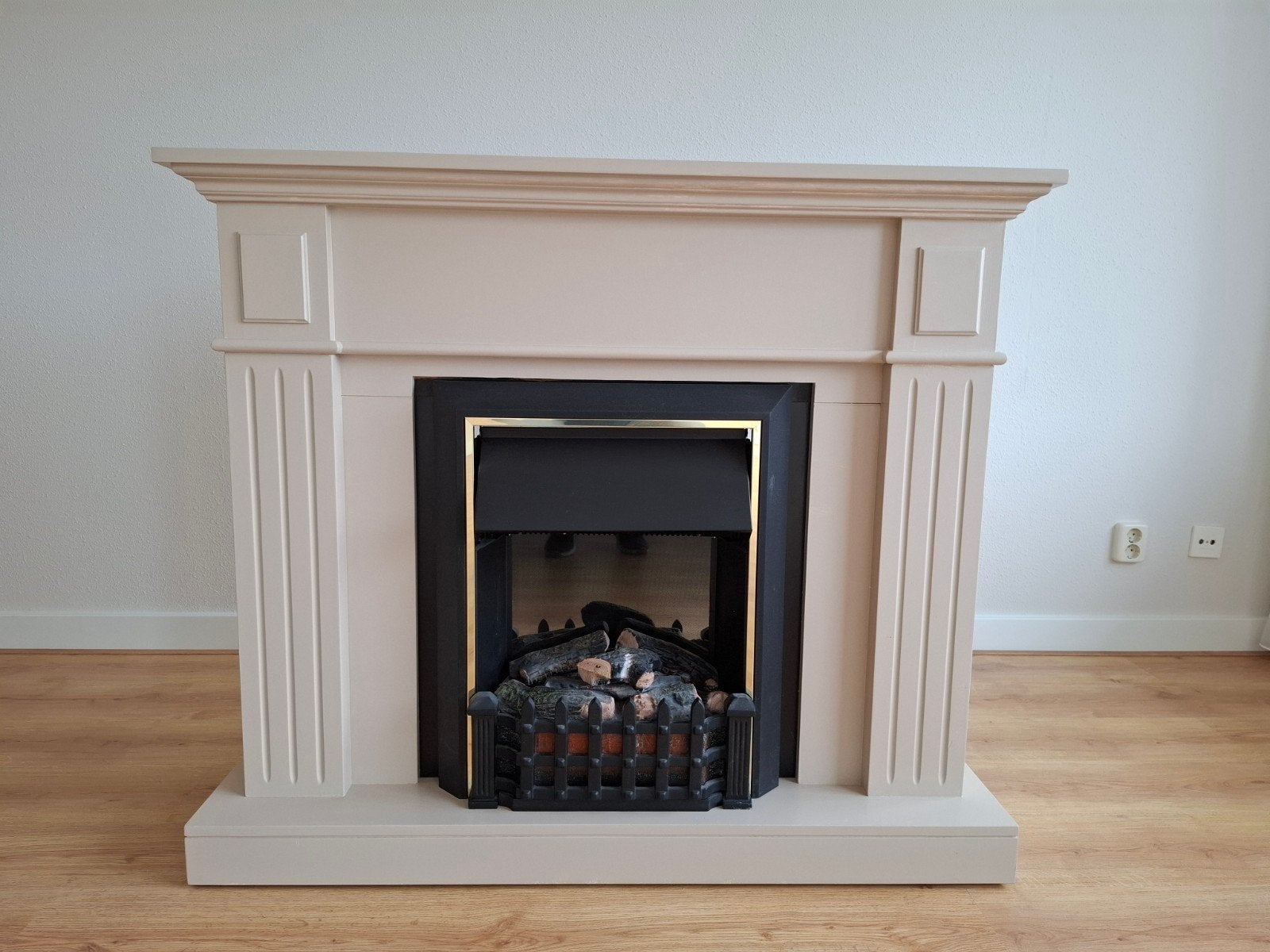 Dimplex ESHA20 elektrische haard met schouw, Ophalen, Gebruikt, Vrijstaande haard, Elektrische haard
