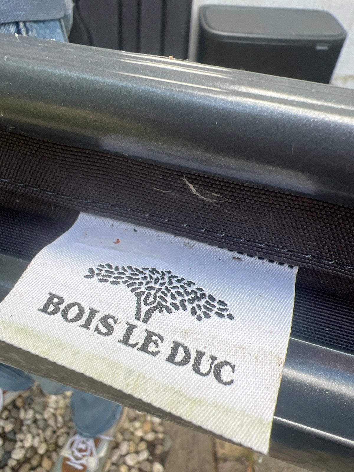 2x Bois Le Duc Zijscherm - Grijs, Zo goed als nieuw, Overige typen, Ophalen of Verzenden, Zo goed als nieuw, 150 tot 300 cm