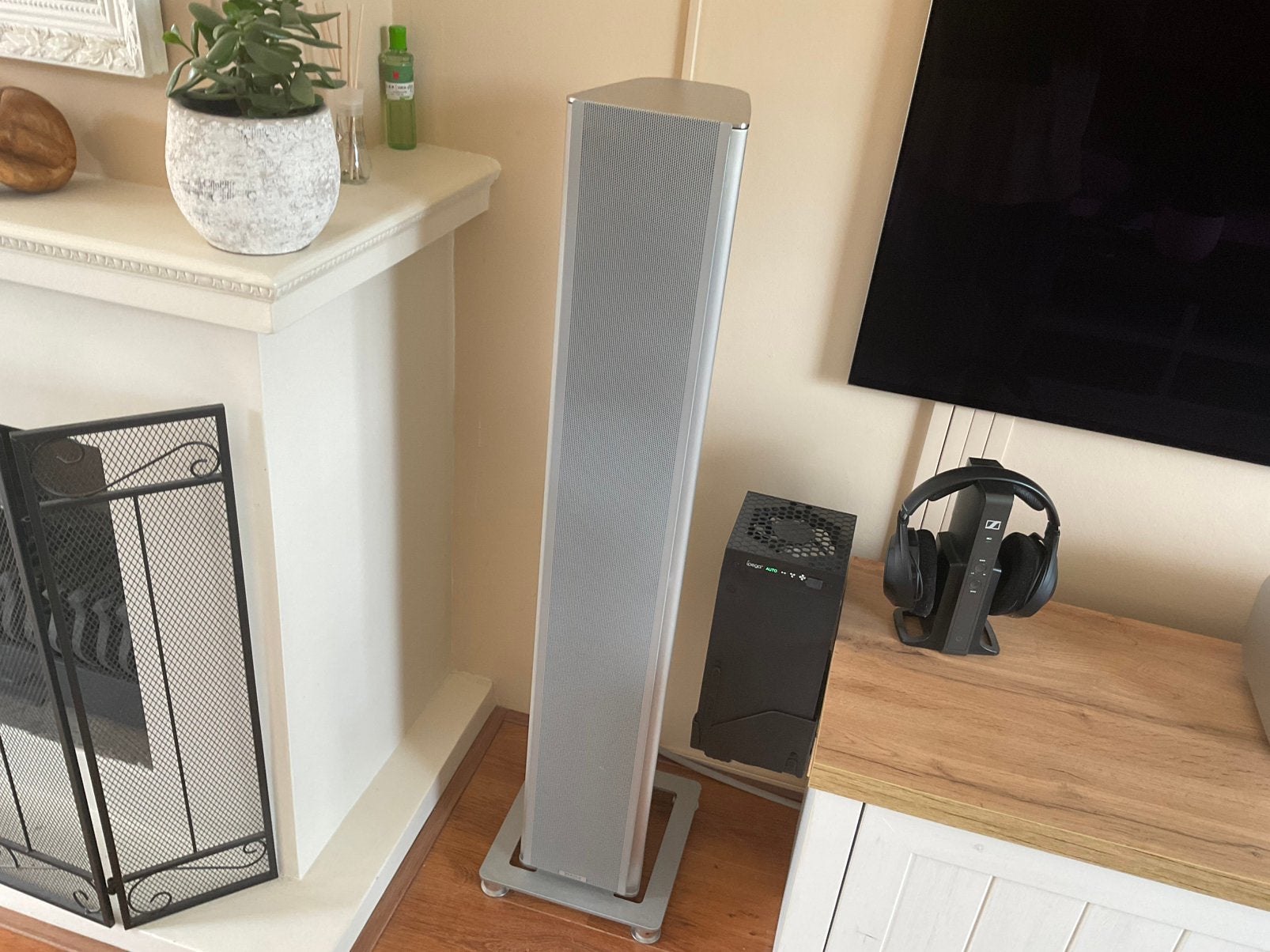 Piega TP5 set met centre speaker large, zeer nette staat!, Audio, Tv en Foto, Luidsprekers, Zo goed als nieuw, Front, Rear of Stereo speakers