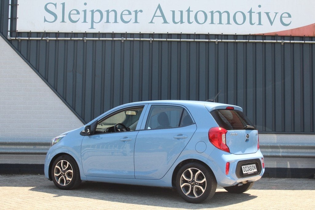 Kia PICANTO 1.0 CVVT FIRST ED., Auto's, Voorwielaandrijving, Gebruikt, Euro 6, Blauw