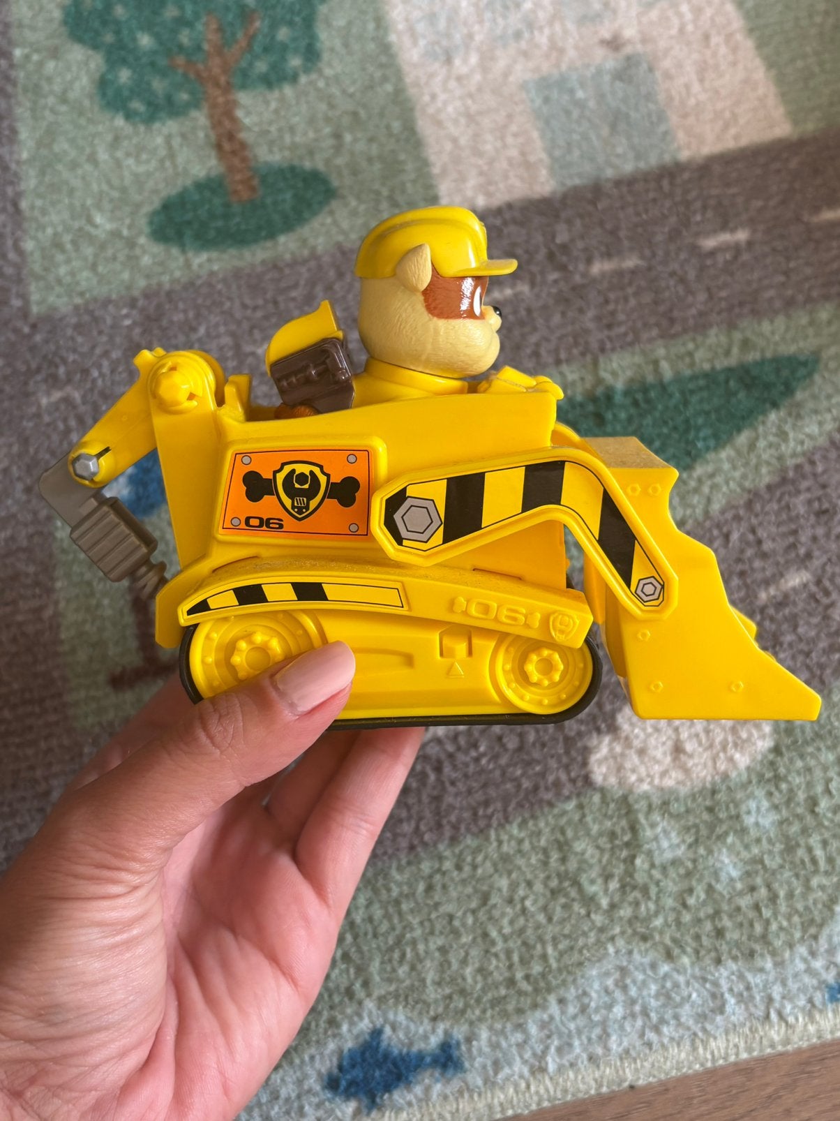 Paw Patrol basisvoertuig Rubble, Ophalen, Zo goed als nieuw