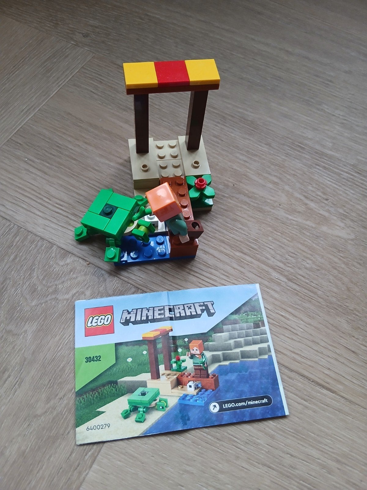 lego minecraft 30432 turtle retreat, Minecraft, Lego, Ophalen of Verzenden, Zo goed als nieuw