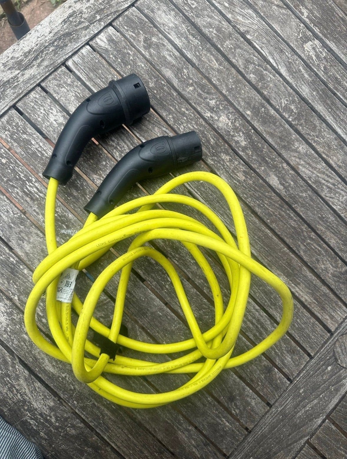 Originele VW Laadkabel Mode 3 Type 2 - 20A, 480V, 3-fase, Ophalen of Verzenden, Gebruikt