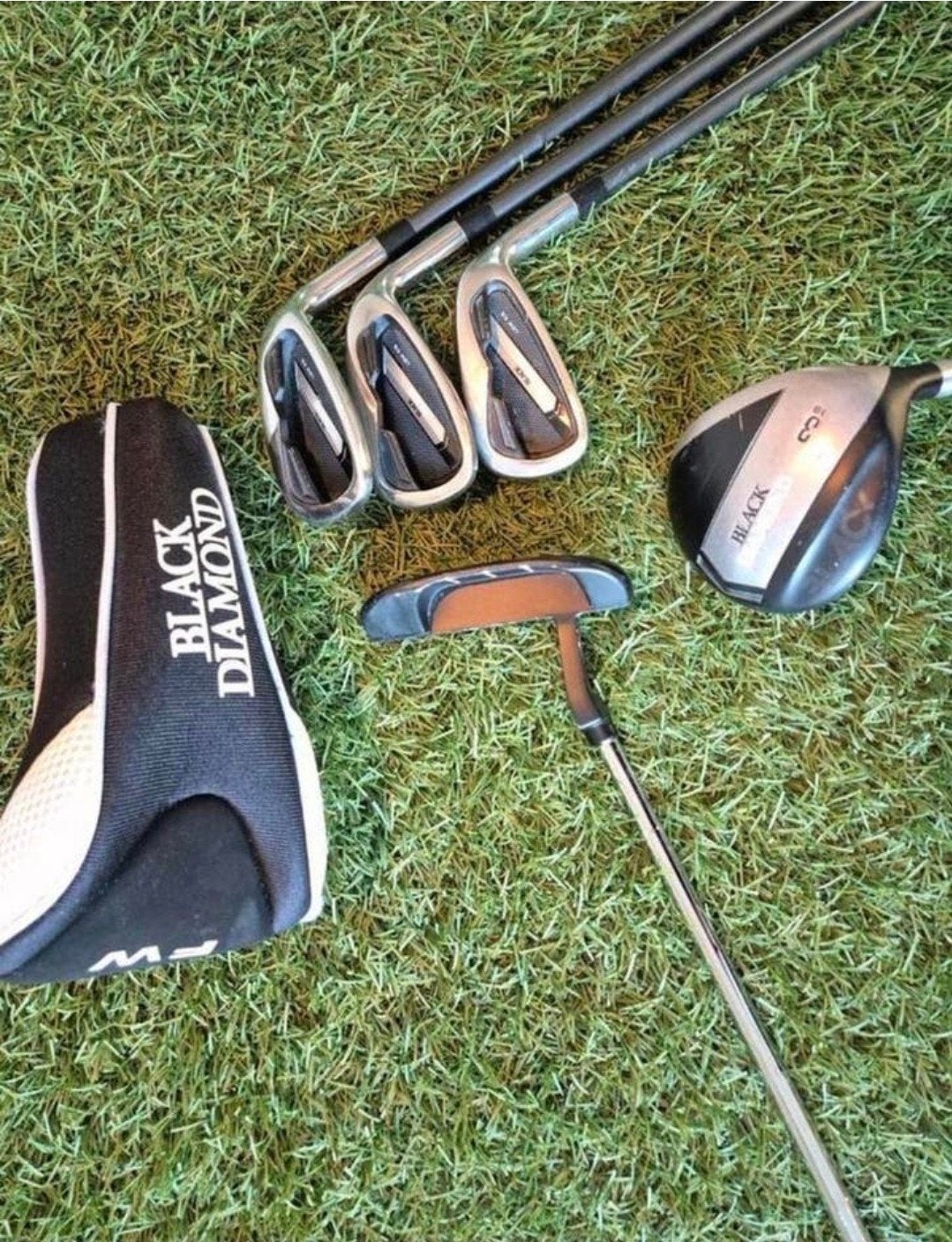 Black Diamond heren golfset, Ophalen of Verzenden, Gebruikt, Set