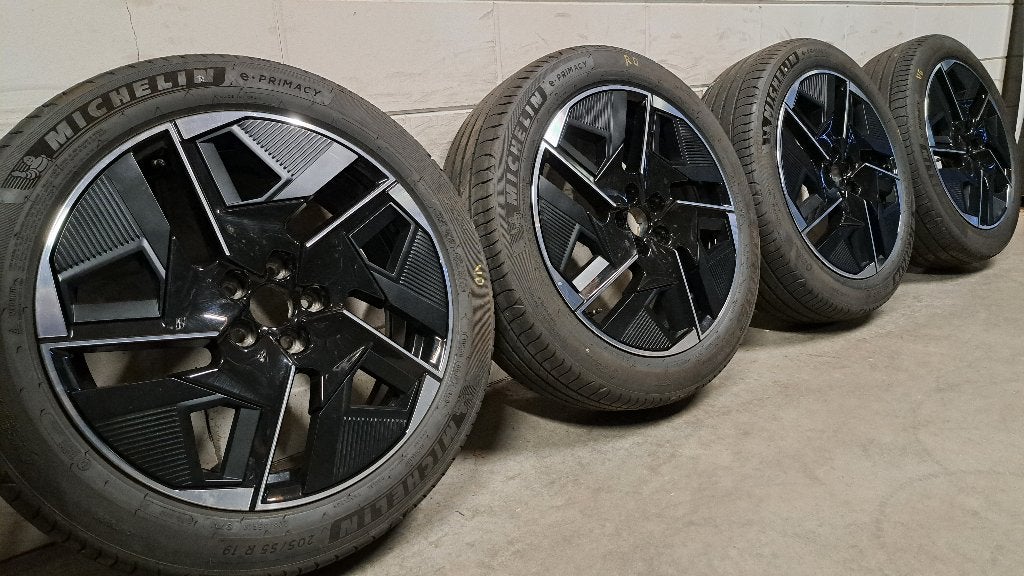 Bicolor velgen 408 3008 5008 C5 Aircross Grandland 205/55/19, 19 inch, Gebruikt, Banden en Velgen, Personenwagen