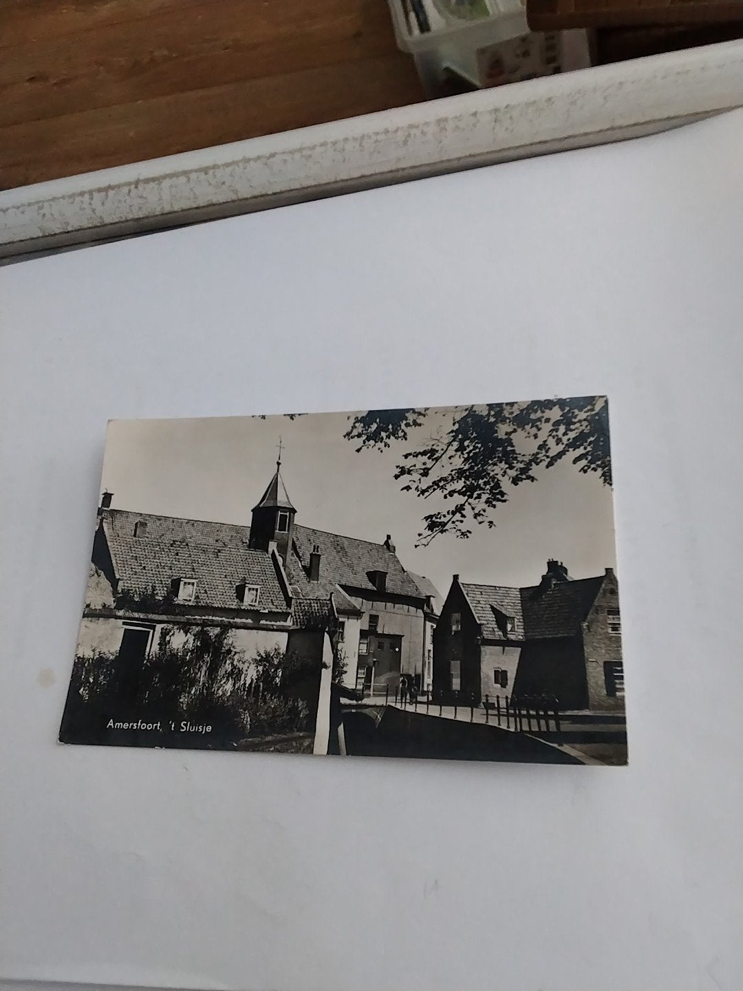 Oude ansichtkaart Amersfoort 't Sluisje 1958, Ophalen of Verzenden, 1960 tot 1980, Gelopen, Utrecht