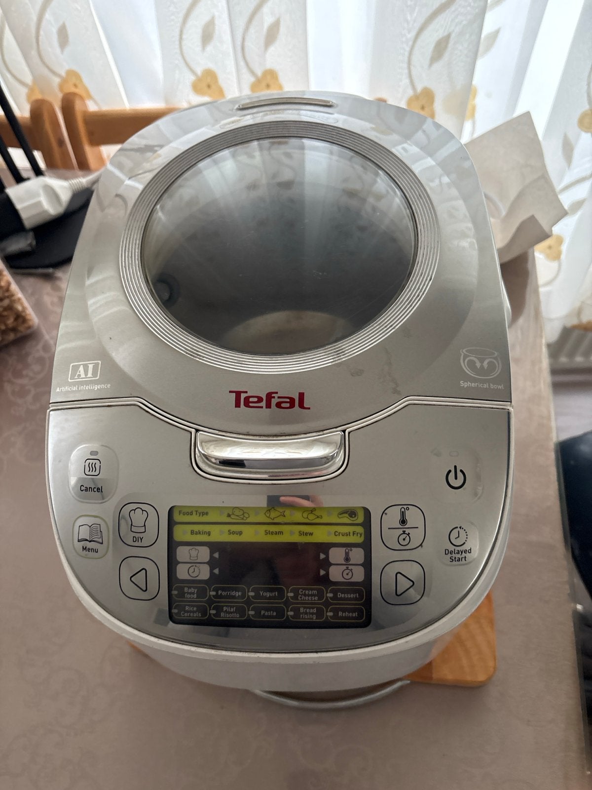 Tefal Multicooker Serie R23, Witgoed en Apparatuur, 4 liter of meer, Ophalen of Verzenden, Gebruikt, 1 snelheid