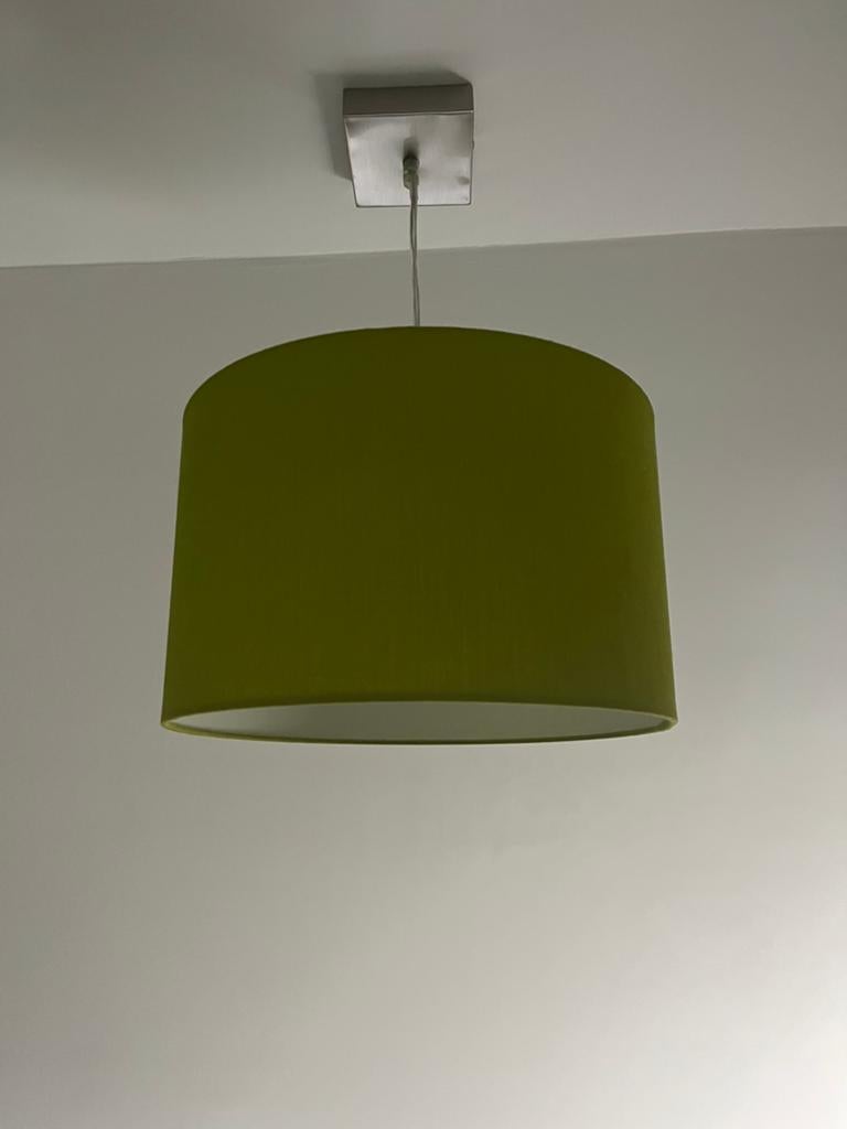 Hanglamp groen 32cm, Ophalen of Verzenden, Zo goed als nieuw, Stof, Minder dan 50 cm