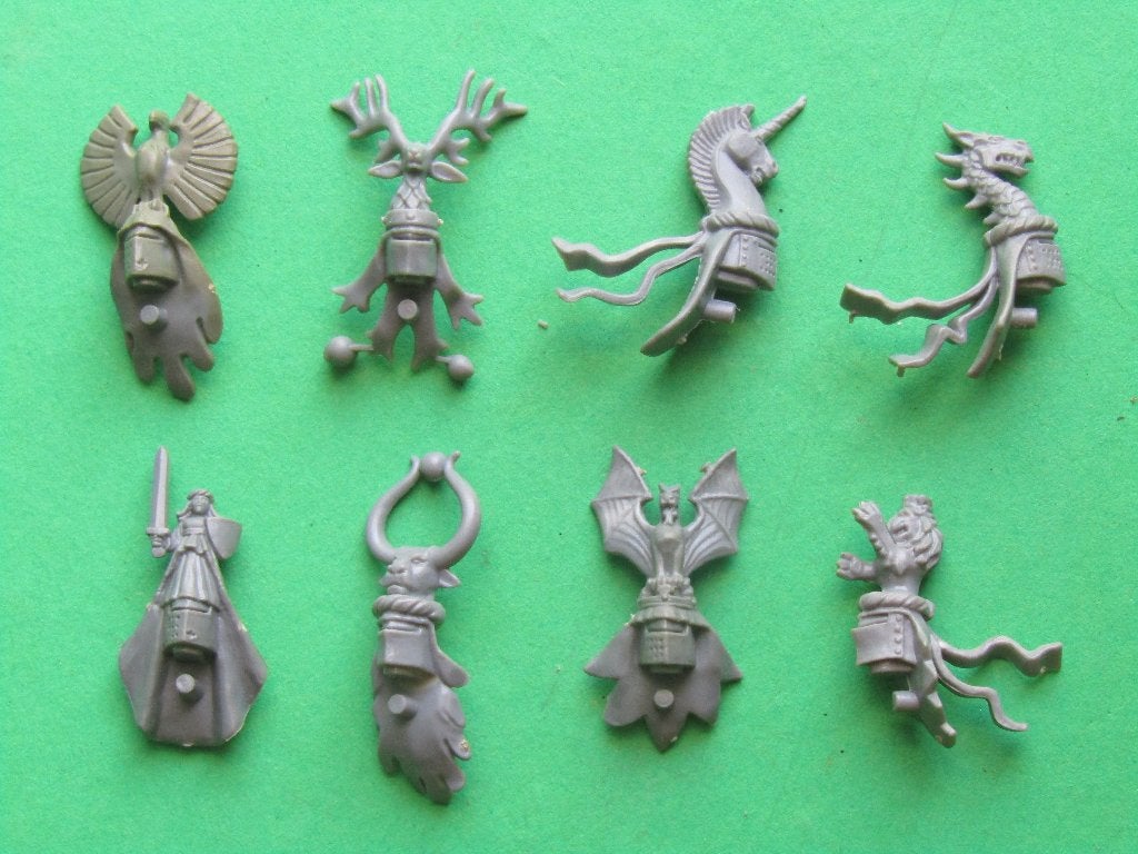 BITS - Bretonnian Knights of the Realm helmets, Hobby en Vrije tijd, Wargaming, Verzenden, Zo goed als nieuw, Warhammer, Figuurtje(s)