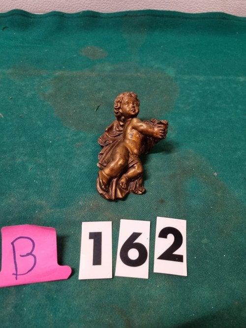 engel muurhanger brons kleurig [b162], Ophalen of Verzenden, 'T Olde Gre-j, Info@toldegrej.nl, Endepoelstraat 20f Didam