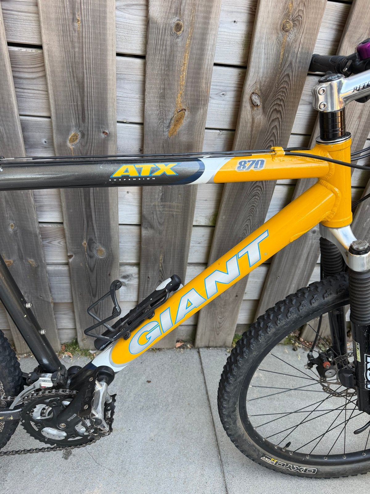Giant ATX 870 Mountainbike - Geel/Zwart, Ophalen, Gebruikt, Hardtail, Heren