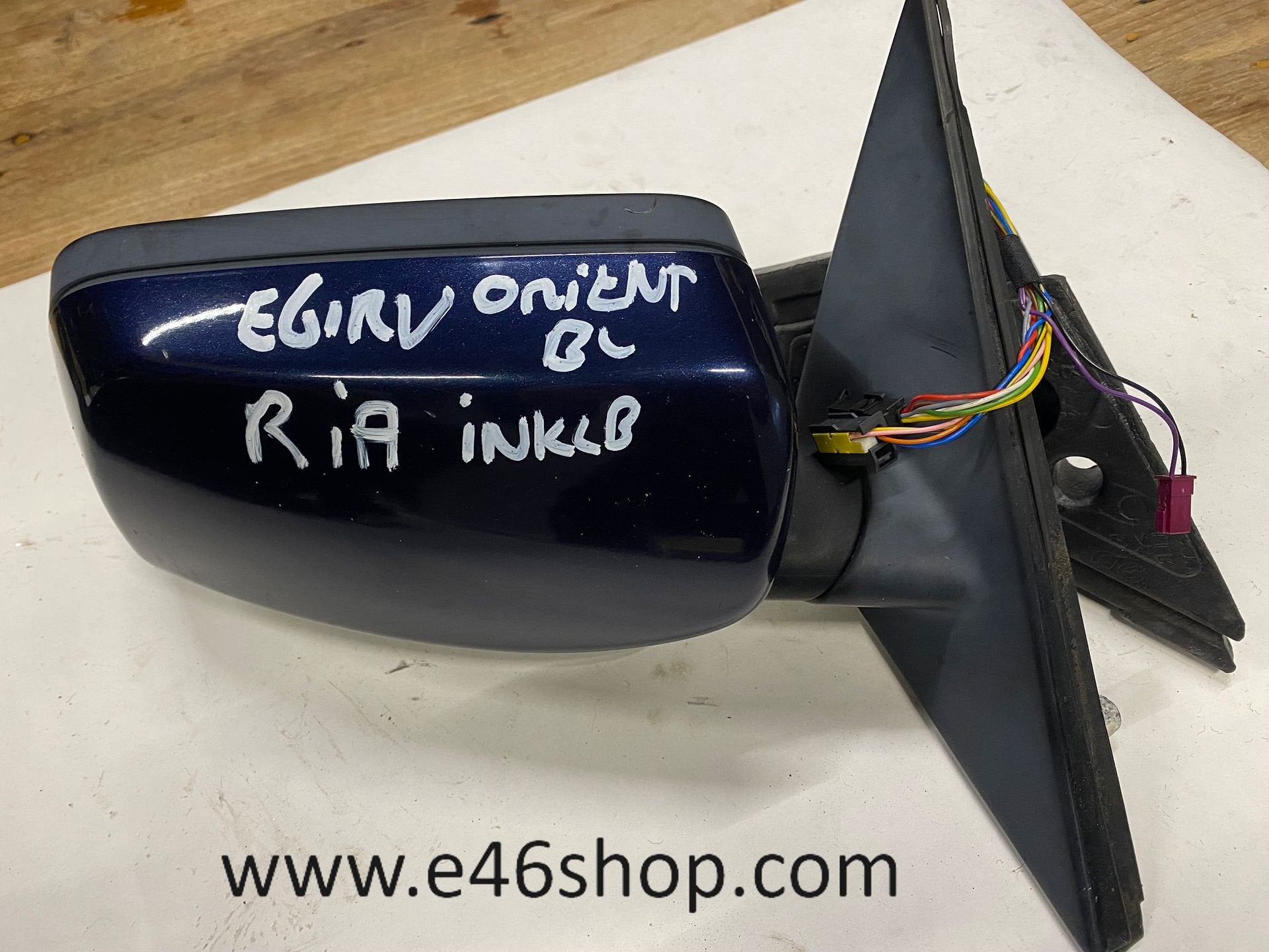 BMW E60 E61 SPIEGEL RECHTS ELECTRONISCH INKLAPBAAR, Gebruikt, -, -, Ophalen of Verzenden