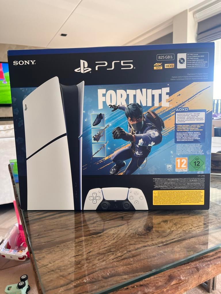 Nieuwe PS5 Digital 825GB Fortnite Editie - Ongeopend!, Spelcomputers en Games, Spelcomputers | Sony PlayStation 5, Ophalen of Verzenden