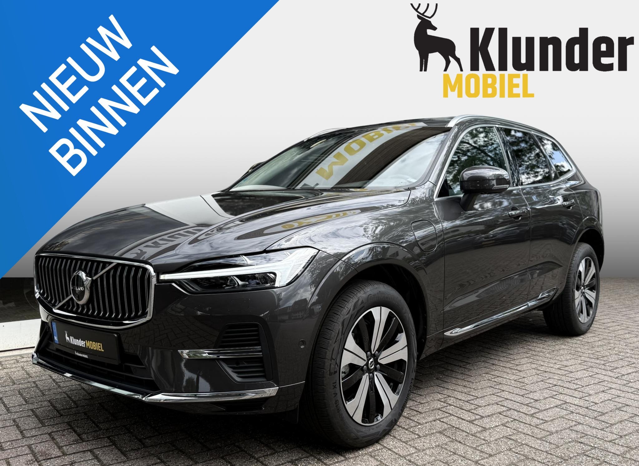 Volvo XC60 2.0 T6 Plug-in hybrid AWD Plus Bright |Luchtverin, Auto's, Automaat, Lichtsensor, Gebruikt, 4 cilinders