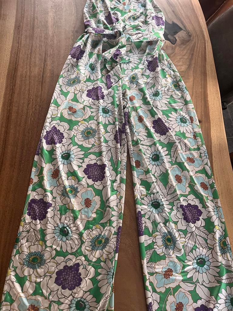 Studio Anneloes jumpsuit met bloemenprint maat xl, Kleding | Dames, Jumpsuits, Ophalen of Verzenden, Zo goed als nieuw, Maat 46/48 (XL) of groter