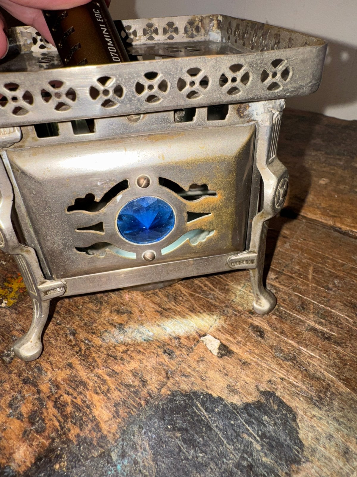 Mooi art deco theelicht houder, Ophalen of Verzenden