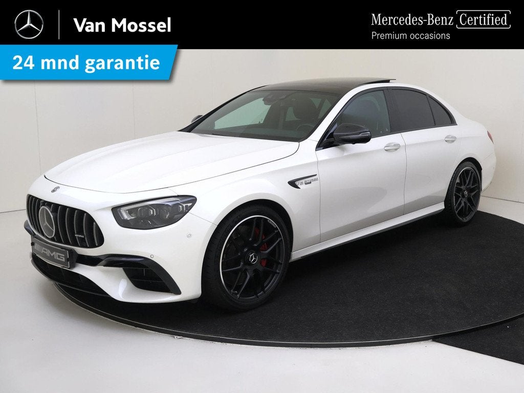 Mercedes-Benz E-klasse AMG 63 S 4MATIC+ AMG /Panoramadak /HU, Auto's, Automaat, Gebruikt, Leder, Vierwielaandrijving