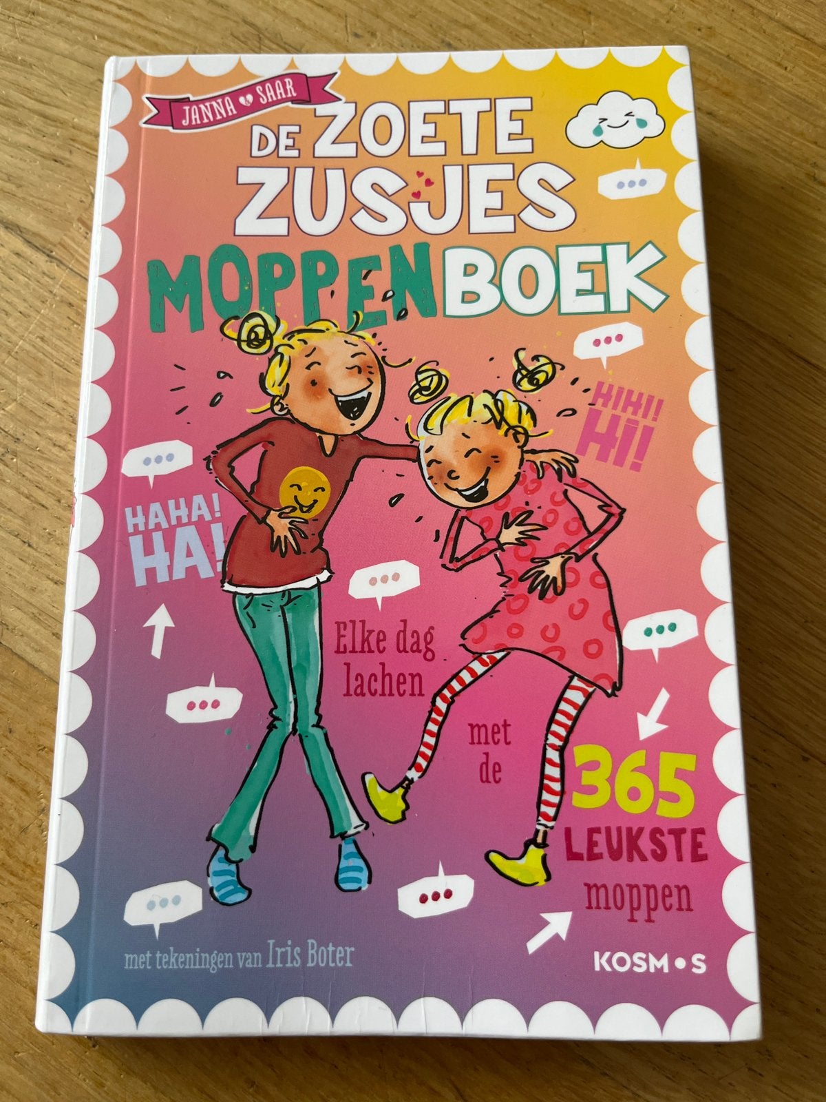 De Zoete Zusjes Moppenboek - 365 leukste moppen, Ophalen of Verzenden, Zo goed als nieuw, Fictie algemeen