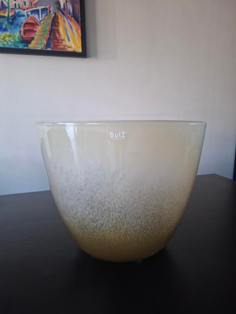 Dutz vaas XXL. Kleur zacht groen., Huis en Inrichting, Woonaccessoires | Vazen, Ophalen, Minder dan 50 cm, Groen, Glas