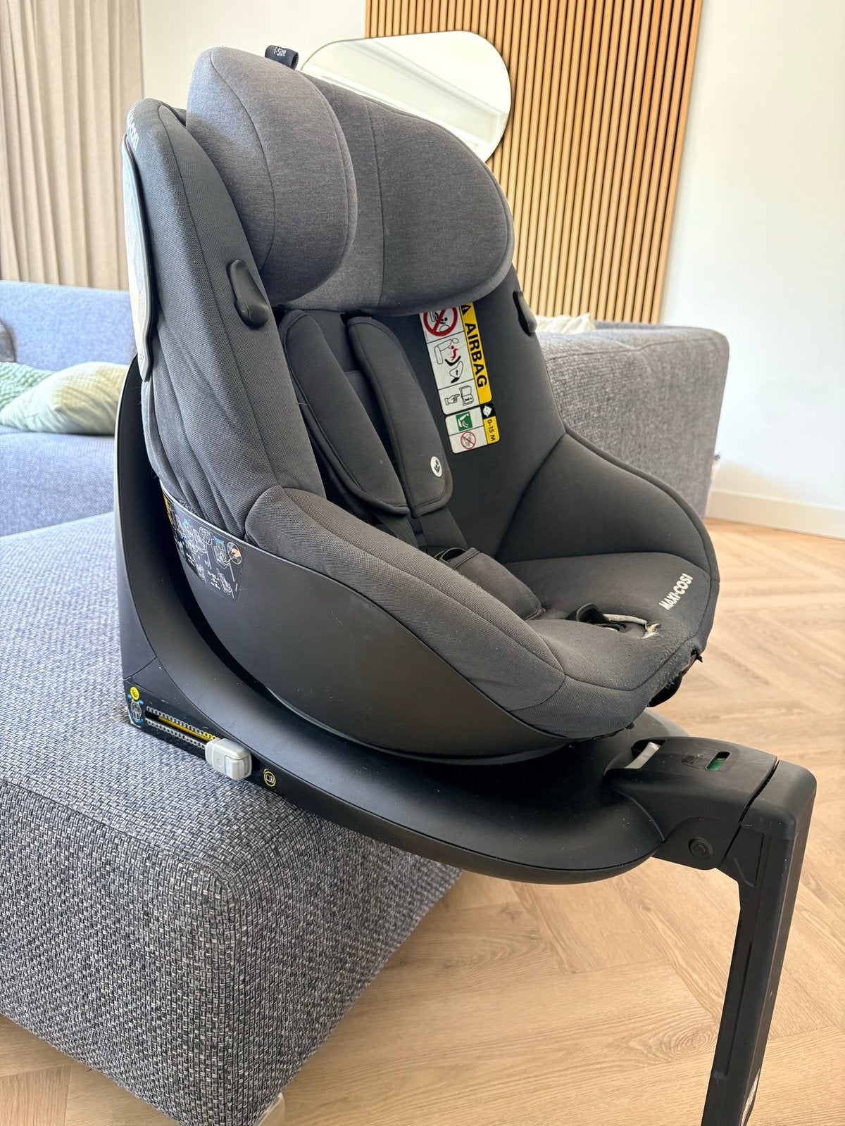 Maxi Cosi Mica 360 autostoel, Kinderen en Baby's, Ophalen, Gebruikt, 0 t/m 18 kg, Verstelbare rugleuning