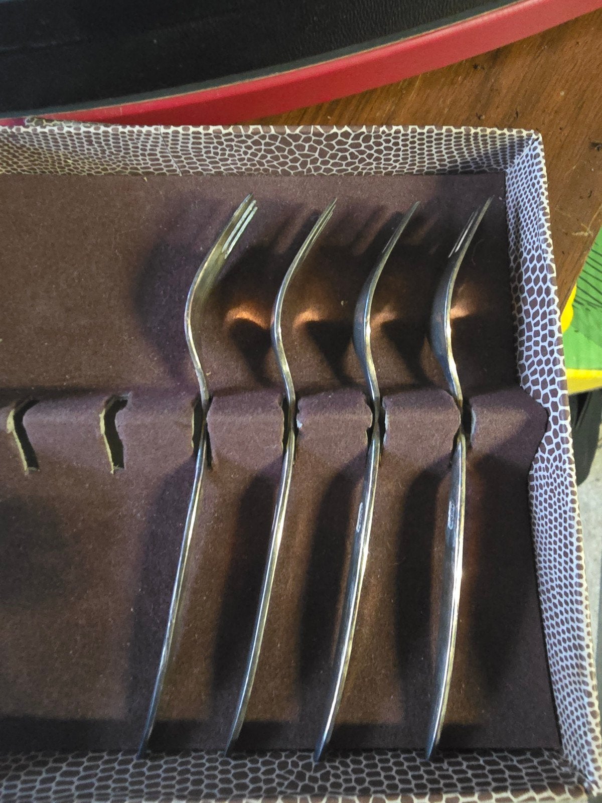 Verzilverde vorkjes en lepeltjes, gemerkt 90, Antiek en Kunst, Ophalen of Verzenden