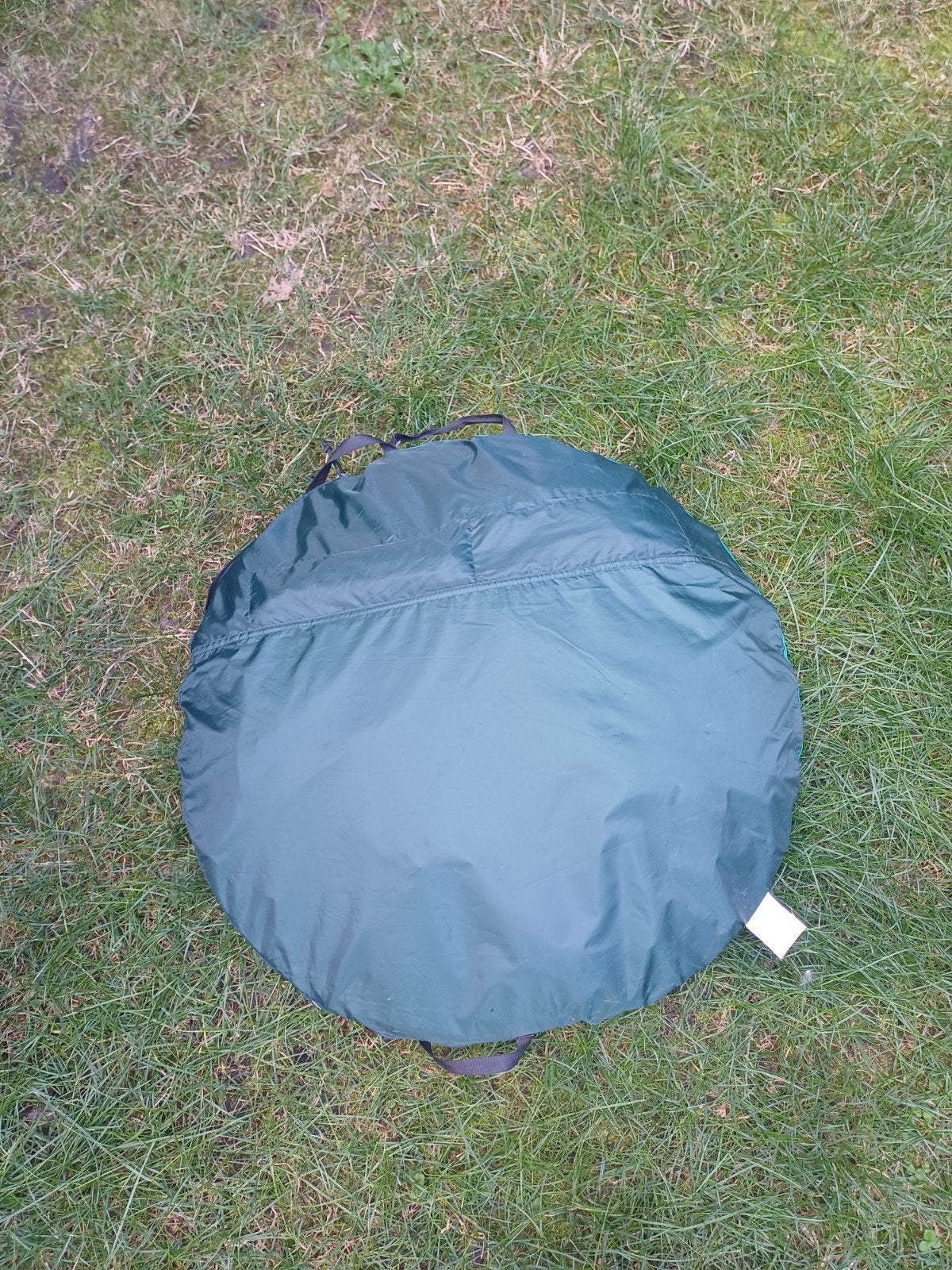 groene Quechua 2 seconds 2 opgooi festival tent, Ophalen, Zo goed als nieuw, Tot en met 2