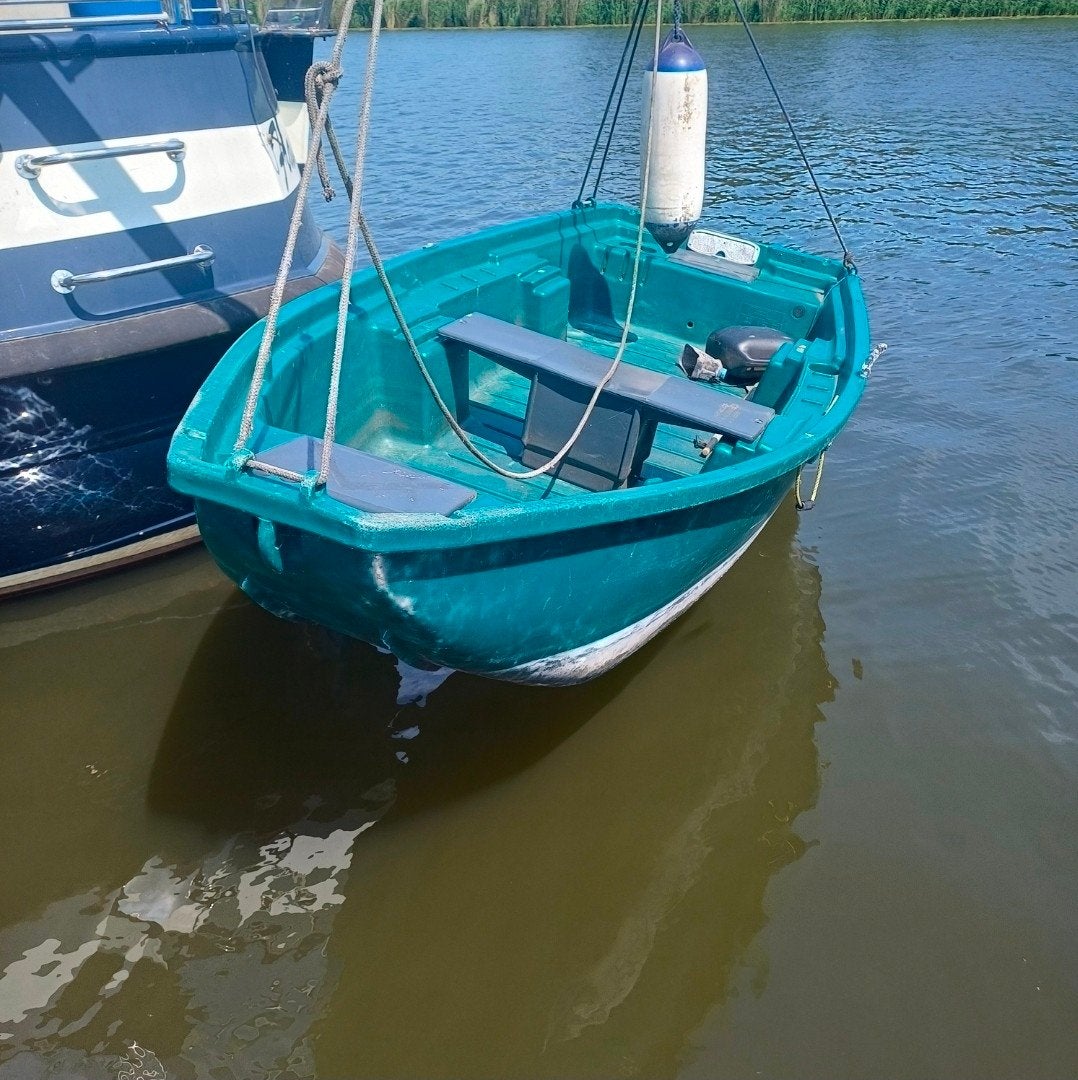 Fun Yak 350 Roeiboot - Ideaal voor vissen of recreatie, Watersport en Boten, Roeiboten, Ophalen, Kunststof, Gebruikt, Roeidollen