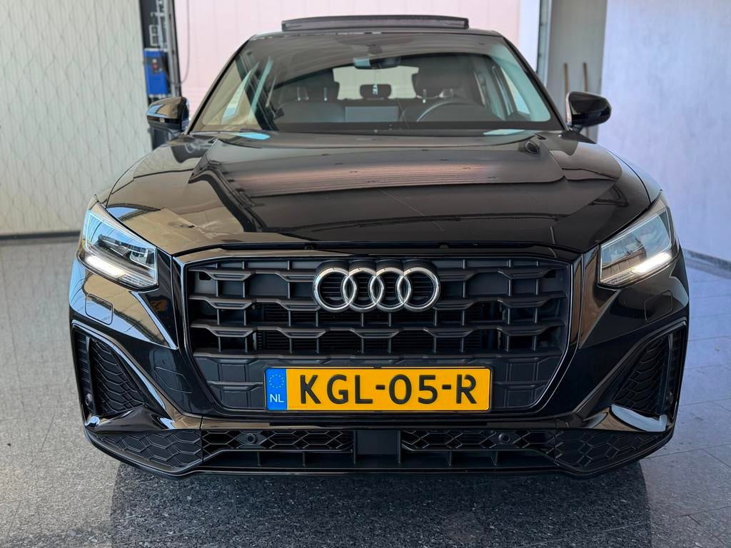 Audi Q2 35 TFSI S Edition S-Line 2021 Pano / Leer / Automaat, Auto's, 4 cilinders, 150 pk, Zwart, Leder