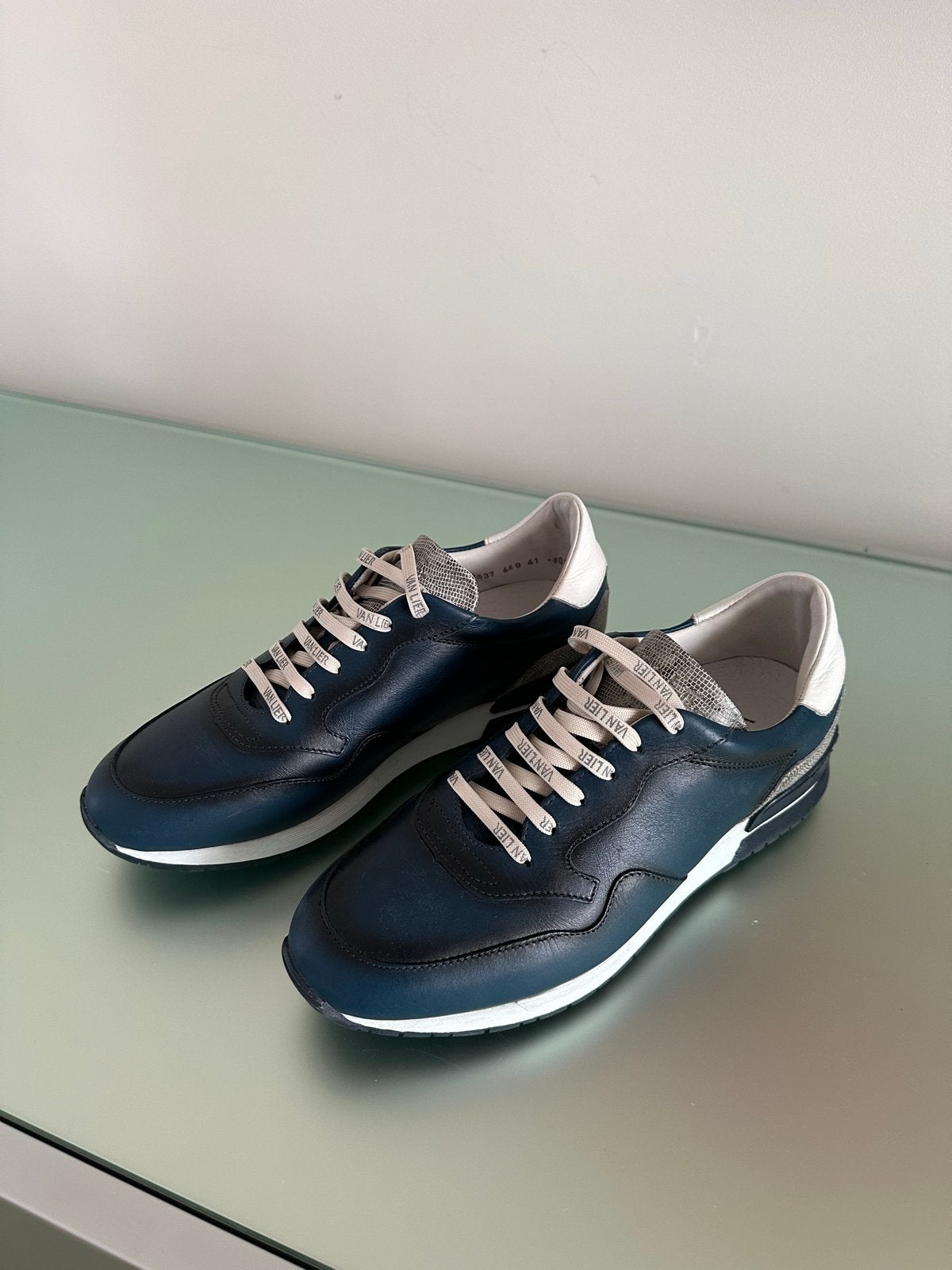 Nieuwe Van Lier sneakers - Stijlvol blauw, Blauw, Nieuw, Ophalen of Verzenden, Sneakers of Gympen