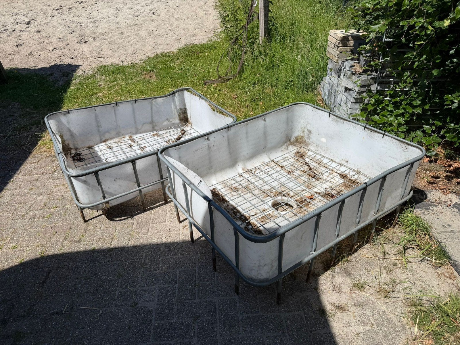 2x slowfeeders compleet voor het paarx, Dieren en Toebehoren, Paarden en Pony's | Overige Paardenspullen, Ophalen of Verzenden