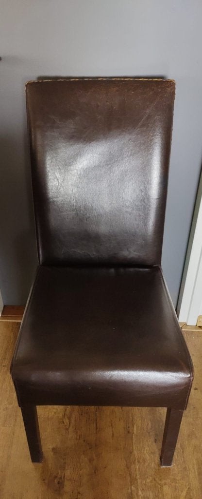 Leren stoelen te koop., Ophalen, Gebruikt, Modern, Vijf, Zes of meer stoelen
