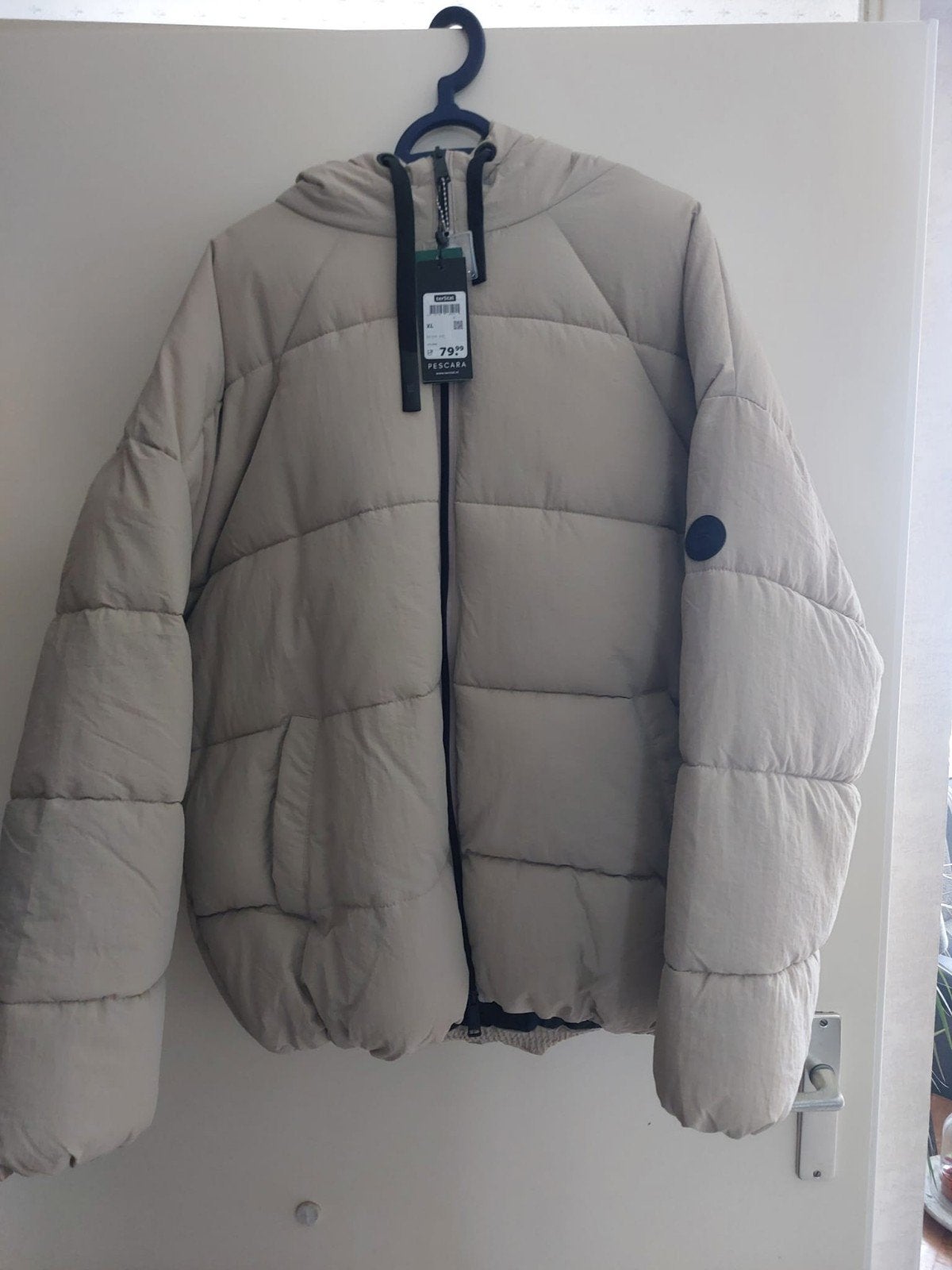 Nieuwe Pescara gewatteerde jas - Maat XL, Ophalen of Verzenden, Nieuw, Beige