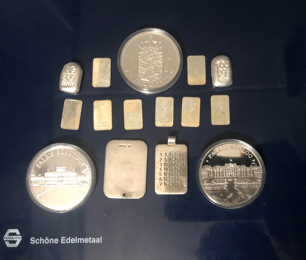 Zilverlotje, Koningin Juliana, Setje, Zilver, Overige waardes