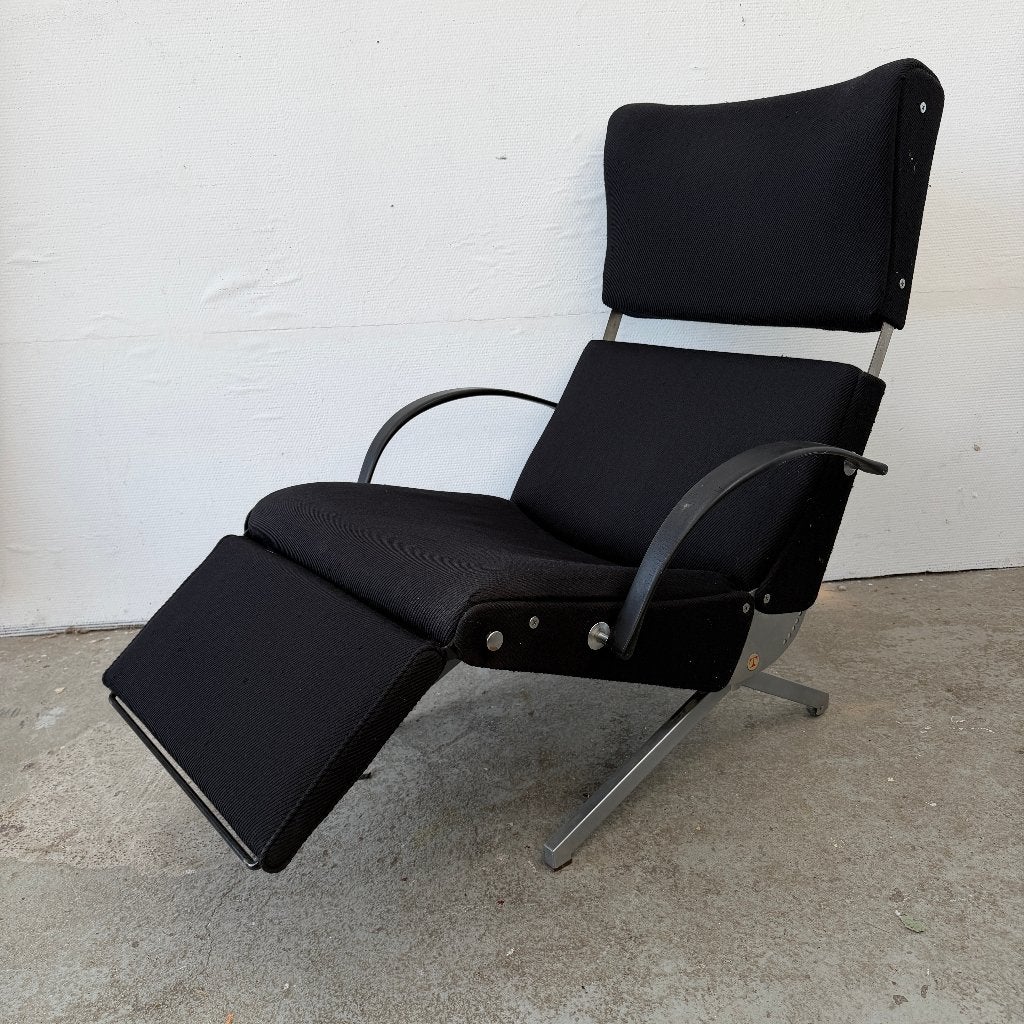 Fauteuil Tecno P40 jaren ’60 - design klassieker OPKNAPPER, Ophalen, Gebruikt, Onbekend, 75 tot 100 cm