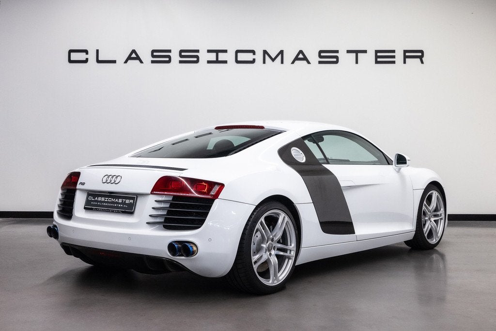 Audi R8 4.2 V8 FSI Btw auto, Fiscale waarde € 22.000,- (, Auto's, Audi, Automaat, Gebruikt, Wit, Bedrijf