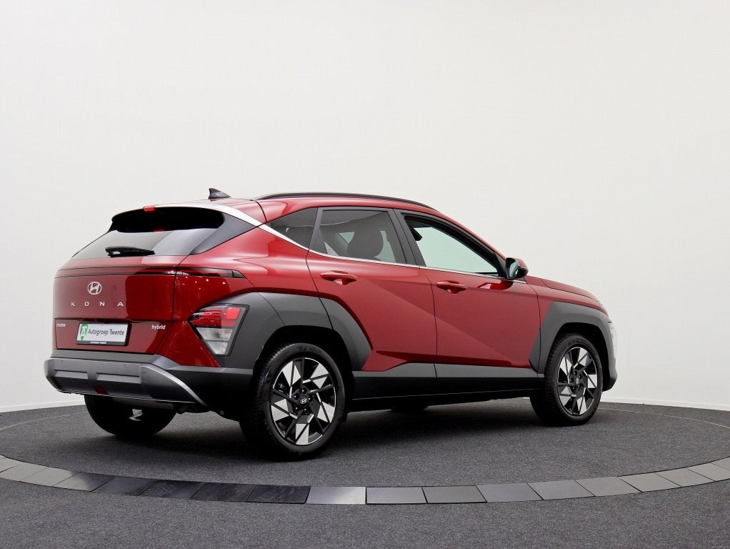 Hyundai KONA 1.6 GDI HEV Comfort Smart | Stoelverwarming | P, Auto's, Stof, Gebruikt, Zwart, Automatische klimaatregeling